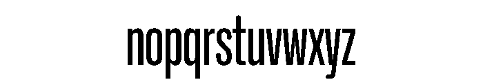 NaNHoloCompressed PREVIEW Regular Font LOWERCASE