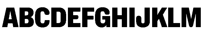 NaNHoloCondensed PREVIEW Black Font UPPERCASE