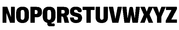 NaNHoloCondensed PREVIEW Black Font UPPERCASE
