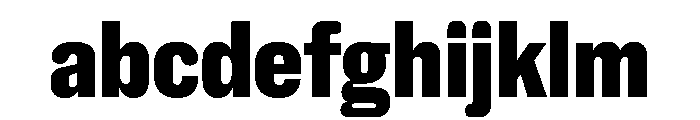 NaNHoloCondensed PREVIEW Black FONT