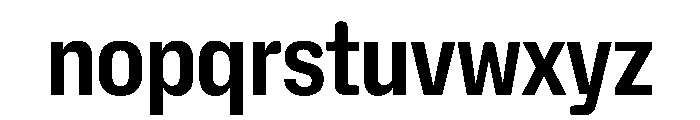NaNHoloCondensed PREVIEW Bold Font LOWERCASE