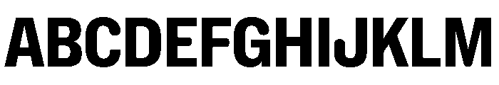 NaNHoloCondensed PREVIEW ExtraBold Font UPPERCASE