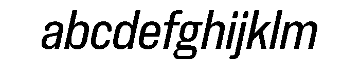 NaNHoloCondensed PREVIEW Italic FONT