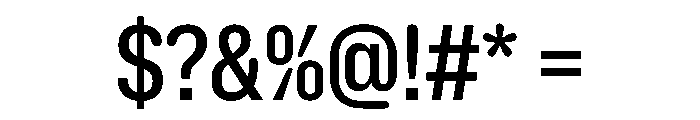 NaNHoloCondensed PREVIEW Medium Font OTHER CHARS