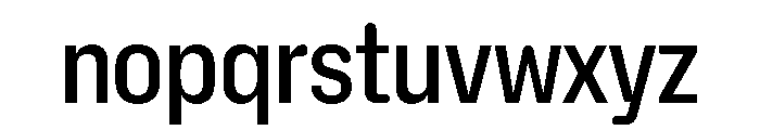 NaNHoloCondensed PREVIEW Medium Font LOWERCASE