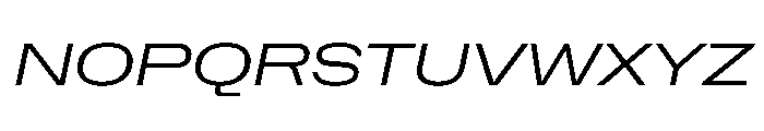NaNHoloExtraWide PREVIEW BlondItalic Font UPPERCASE