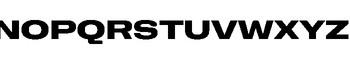 NaNHoloExtraWide PREVIEW ExtraBold Font UPPERCASE