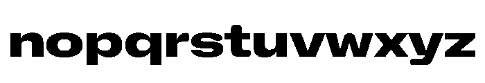 NaNHoloExtraWide PREVIEW ExtraBold Font LOWERCASE