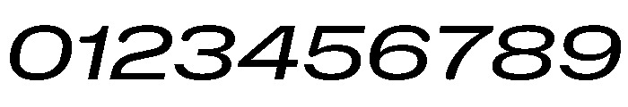 NaNHoloExtraWide PREVIEW Italic Font OTHER CHARS