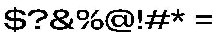 NaNHoloExtraWide PREVIEW Medium Font OTHER CHARS