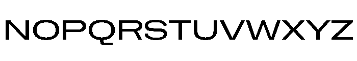 NaNHoloExtraWide PREVIEW Regular Font UPPERCASE