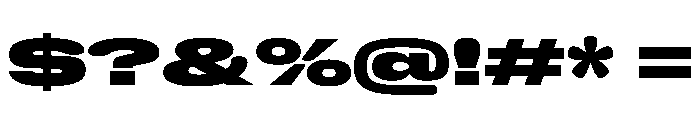NaNHoloGigaWide PREVIEW Black Font OTHER CHARS