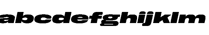 NaNHoloGigaWide PREVIEW BlackItalic FONT