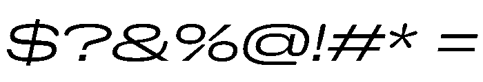 NaNHoloGigaWide PREVIEW BlondItalic Font OTHER CHARS