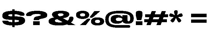 NaNHoloGigaWide PREVIEW ExtraBold Font OTHER CHARS