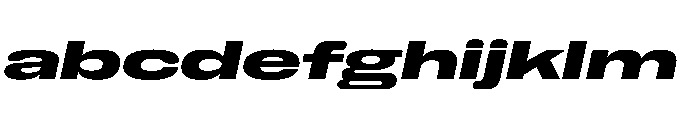 NaNHoloGigaWide PREVIEW ExtraBoldItalic FONT