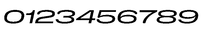 NaNHoloGigaWide PREVIEW Italic Font OTHER CHARS