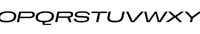 NaNHoloGigaWide PREVIEW Italic Font UPPERCASE