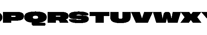 NaNHoloGigawide Ultra Font UPPERCASE