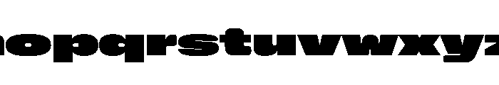 NaNHoloGigawide Ultra Font LOWERCASE