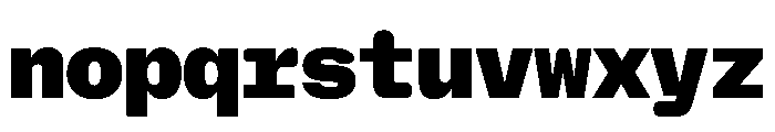 NaNHoloMono Black Font LOWERCASE