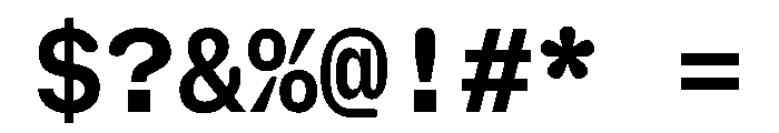 NaNHoloMono Bold Font OTHER CHARS