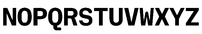 NaNHoloMono Bold Font UPPERCASE