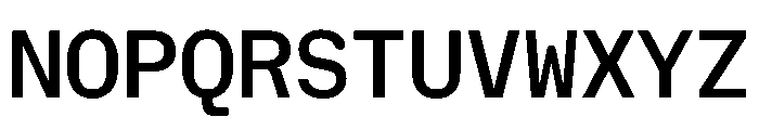 NaNHoloMono Medium Font UPPERCASE