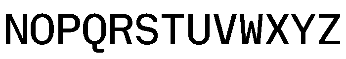 NaNHoloMono Regular Font UPPERCASE