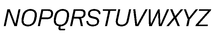 NaNHoloNarrow PREVIEW BlondItalic Font UPPERCASE
