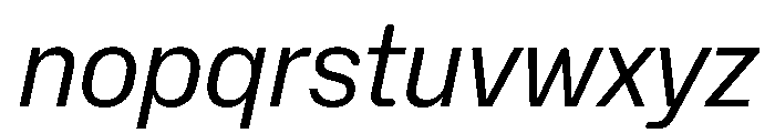 NaNHoloNarrow PREVIEW BlondItalic Font LOWERCASE