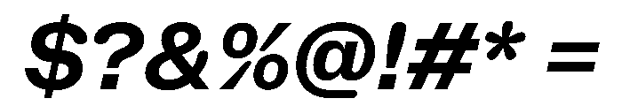 NaNHoloStandard PREVIEW BoldItalic Font OTHER CHARS