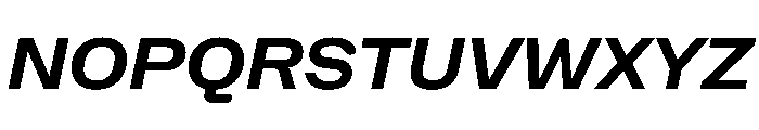 NaNHoloStandard PREVIEW BoldItalic Font UPPERCASE