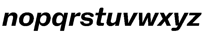 NaNHoloStandard PREVIEW BoldItalic Font LOWERCASE