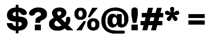NaNHoloStandard PREVIEW ExtraBold Font OTHER CHARS