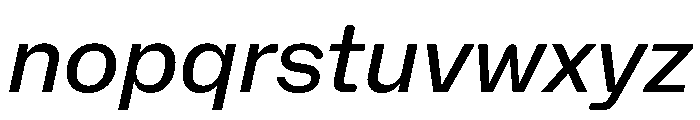 NaNHoloStandard PREVIEW Italic Font LOWERCASE