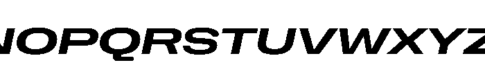 NaNHoloUltraWide PREVIEW BoldItalic Font UPPERCASE