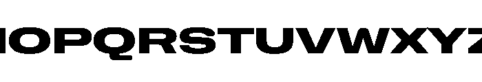NaNHoloUltraWide PREVIEW ExtraBold Font UPPERCASE