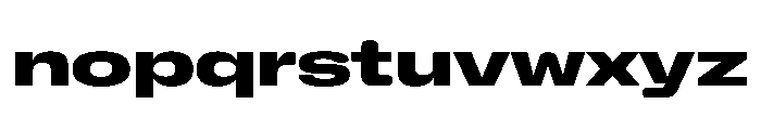 NaNHoloUltraWide PREVIEW ExtraBold Font LOWERCASE