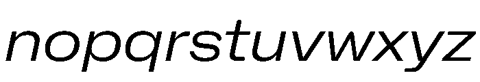 NaNHoloWide PREVIEW BlondItalic Font LOWERCASE