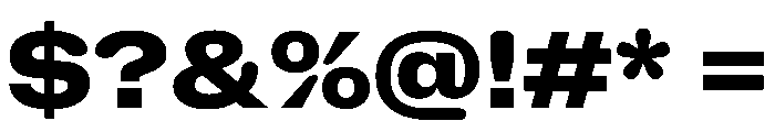 NaNHoloWide PREVIEW ExtraBold Font OTHER CHARS