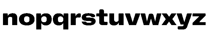 NaNHoloWide PREVIEW ExtraBold Font LOWERCASE