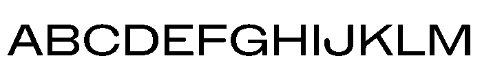 NaNHoloWide PREVIEW Regular Font UPPERCASE