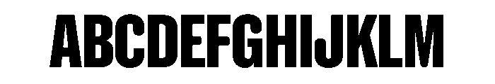 NaNHoloX Condensed PREVIEW Black Font UPPERCASE