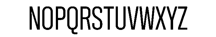 NaNHoloX Condensed PREVIEW Blond Font UPPERCASE