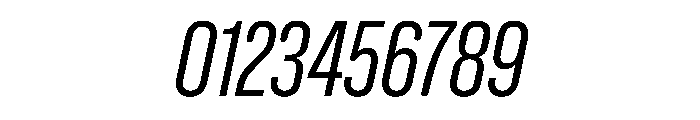 NaNHoloX Condensed PREVIEW BlondItalic Font OTHER CHARS