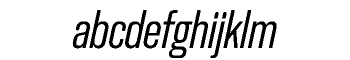 NaNHoloX Condensed PREVIEW BlondItalic FONT