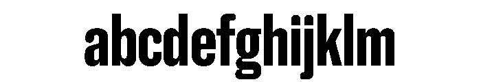 NaNHoloX Condensed PREVIEW ExtraBold FONT