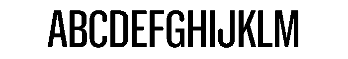 NaNHoloX Condensed PREVIEW Medium Font UPPERCASE
