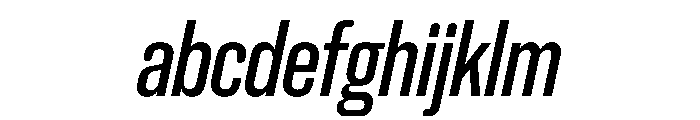 NaNHoloX Condensed PREVIEW MediumItalic FONT